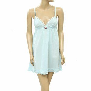Odd Molly Anthropologie Once In A While Lace Slip Mini Dress Cotton S-1 220002